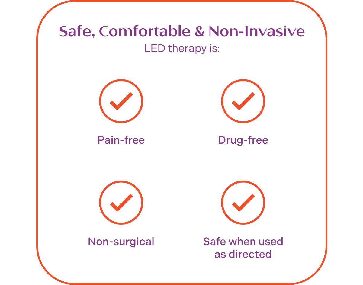 LED Red Light Therapy treatment